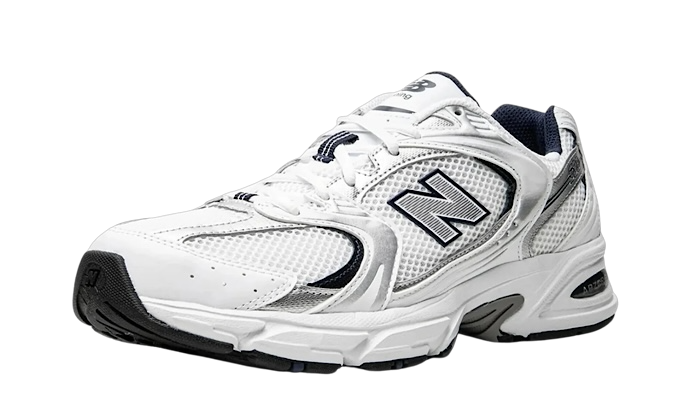 New Balance 530 White Silver Navy