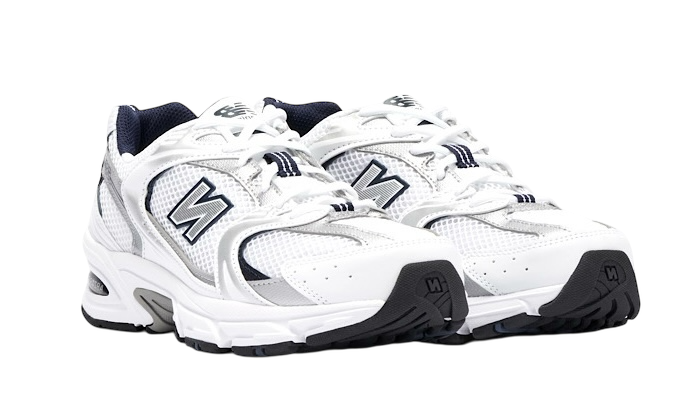 New Balance 530 White Silver Navy