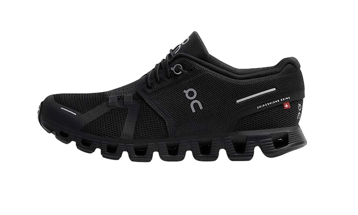 On Running Cloud 5 ganz schwarz