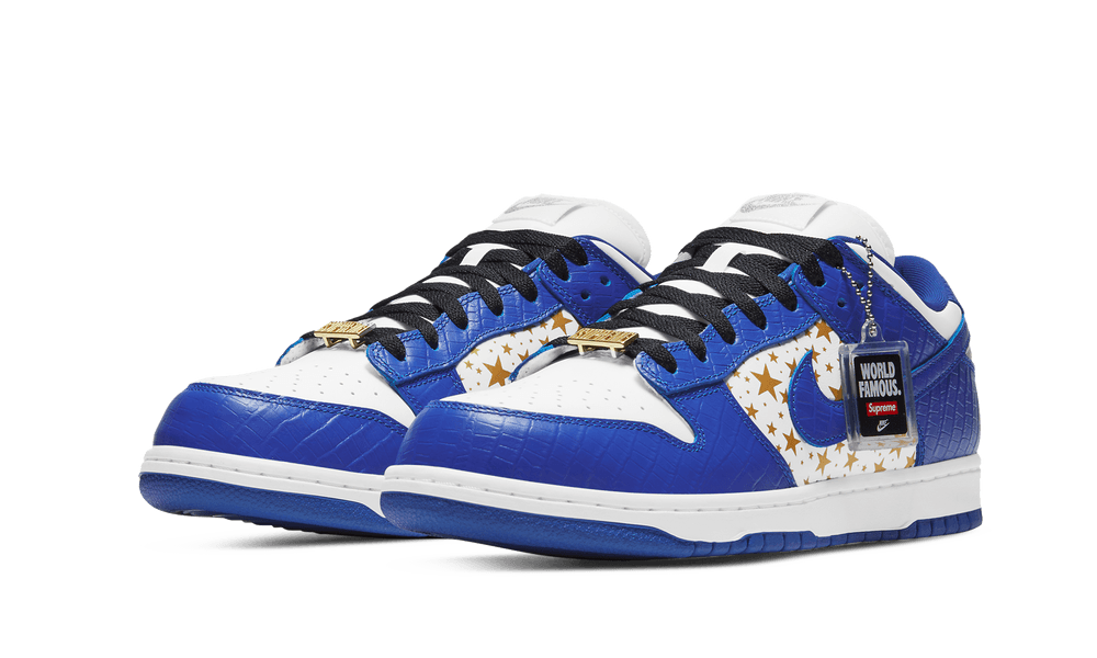Nike SB Dunk Low Supreme Stars Hyper Royal (2021)