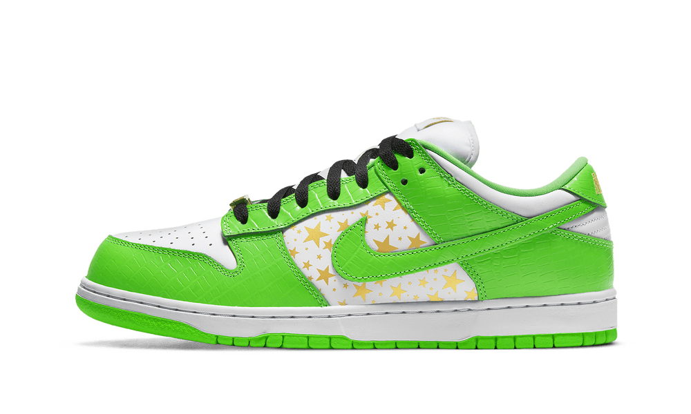 Nike SB Dunk Low Supreme Stars Mean Green (2021)