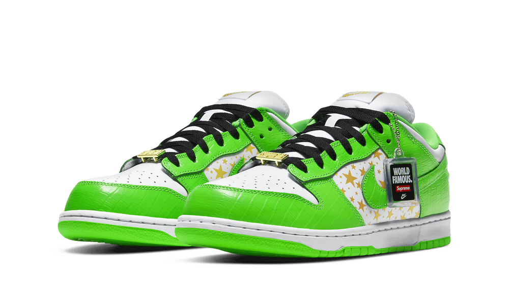 Nike SB Dunk Low Supreme Stars Mean Green (2021)